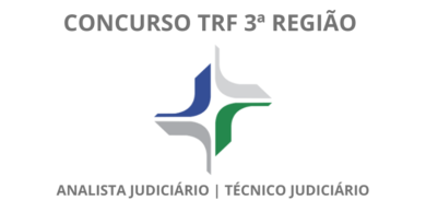 Inscrições do Concurso Público para Técnicos e Analistas do TRF da 3ª Região se encerram no dia 10 de agosto.